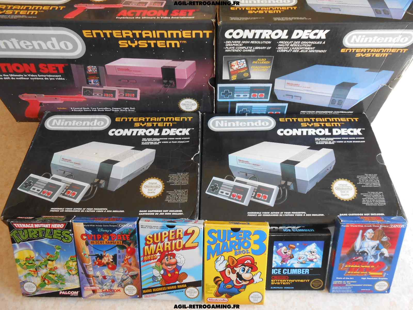 Consoles et jeux NES en boite d'occasion