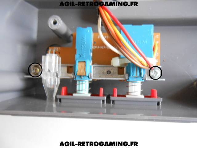 Bouton Power et Reset NES