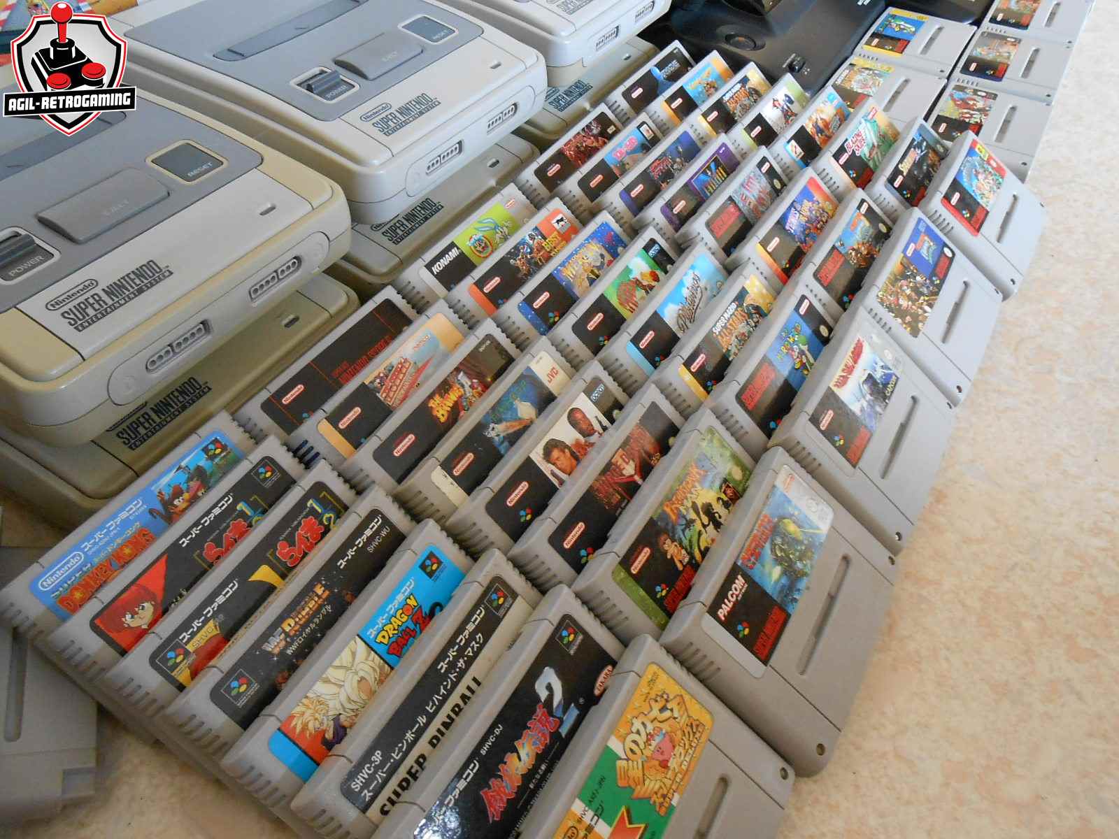 Consoles et cartouches Super Nintendo - SNES - SFC