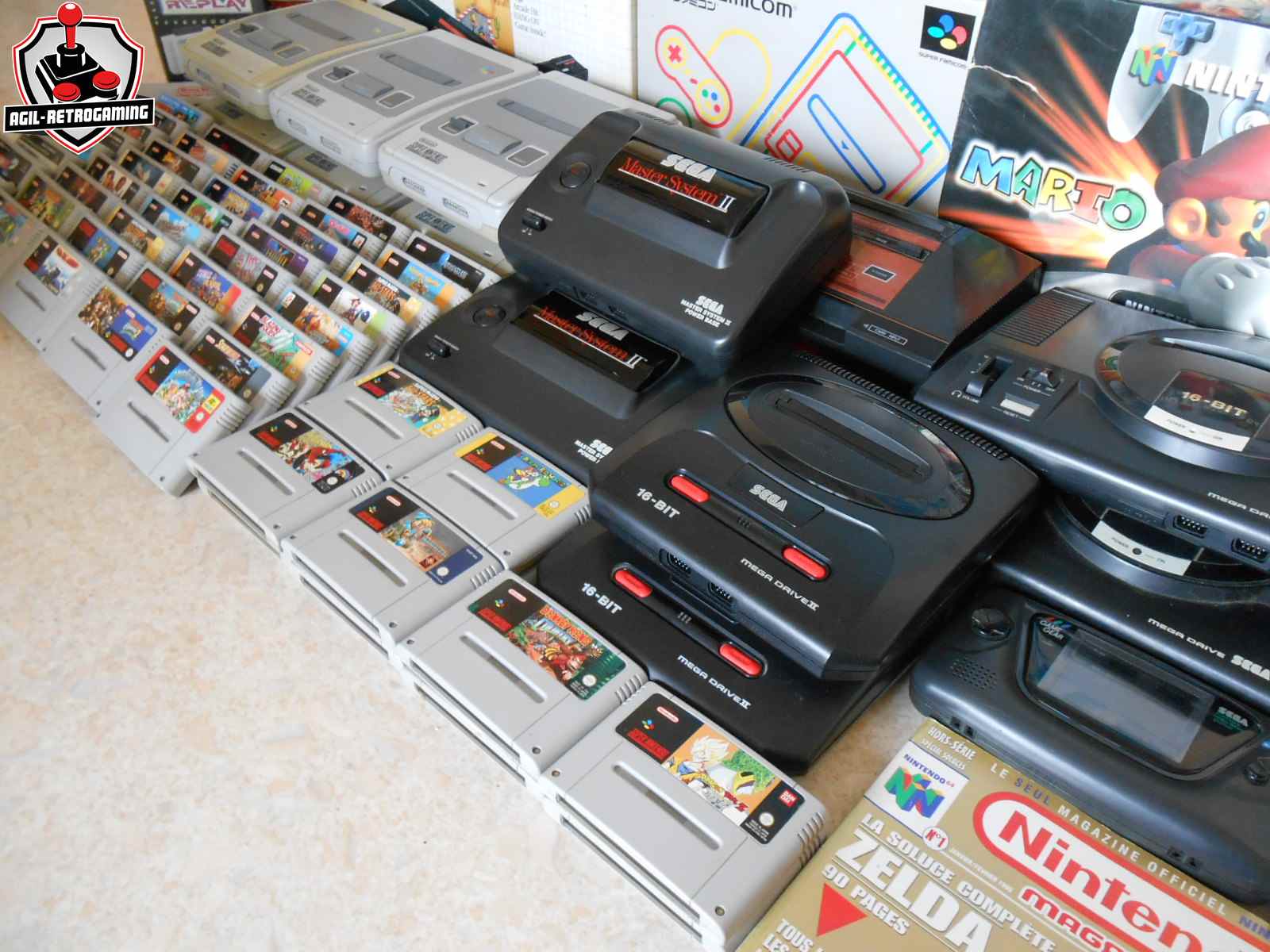 Consoles Sega : MD, SMS, Game Gear
