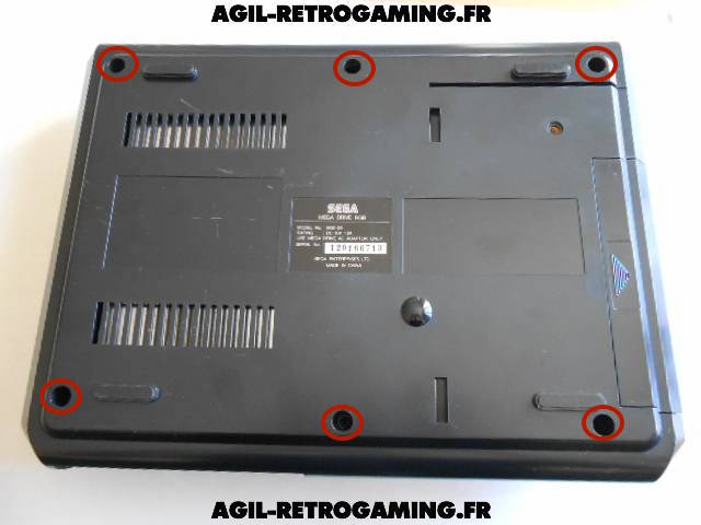 Ouvrir console Sega Megadrive