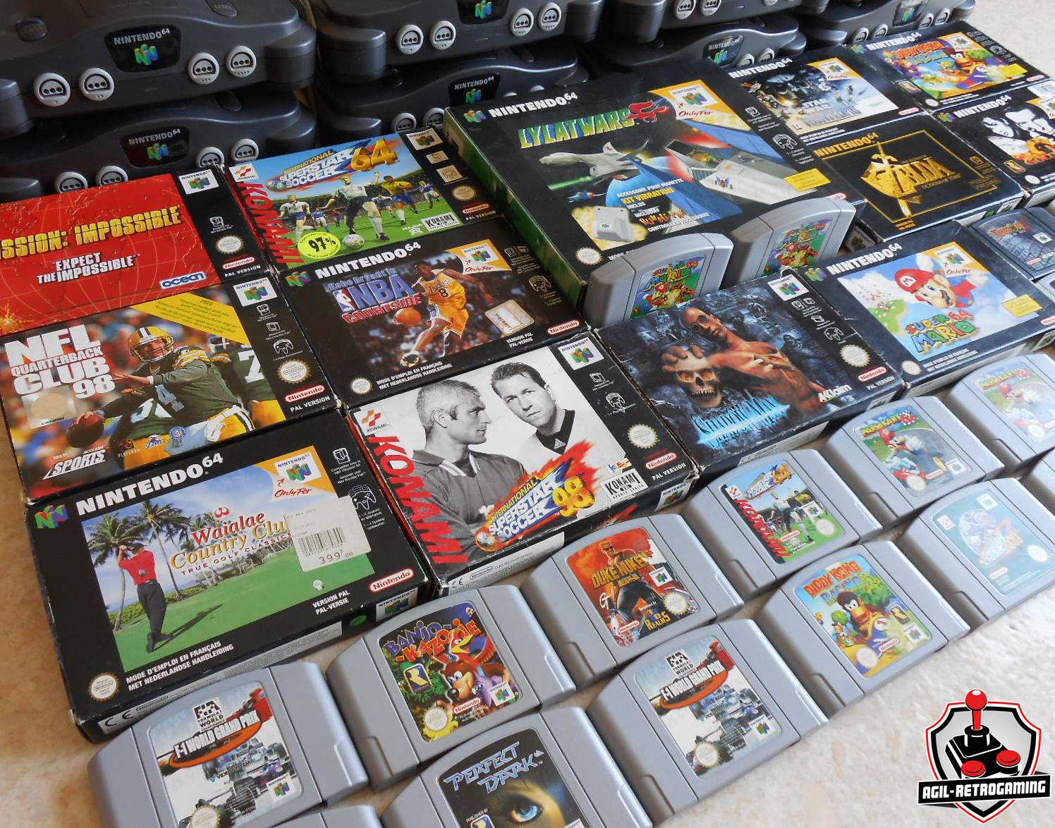 Jeux N64 en boite : ISS, Shadow Man, Mission Impossible