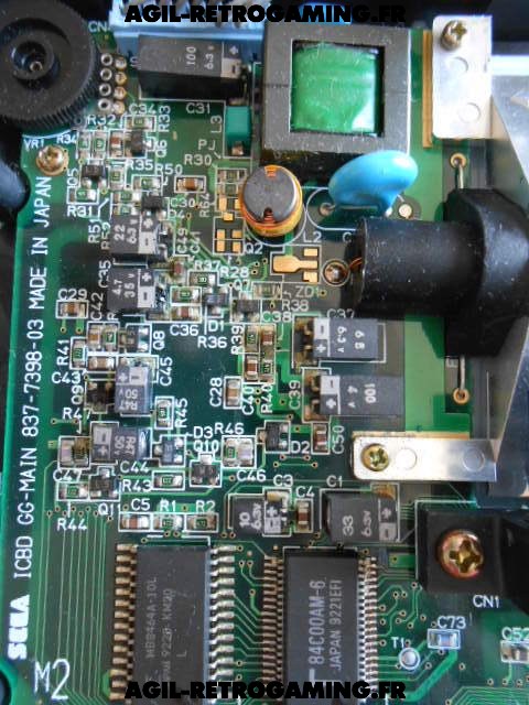Changer condensateurs Sega Game Gear