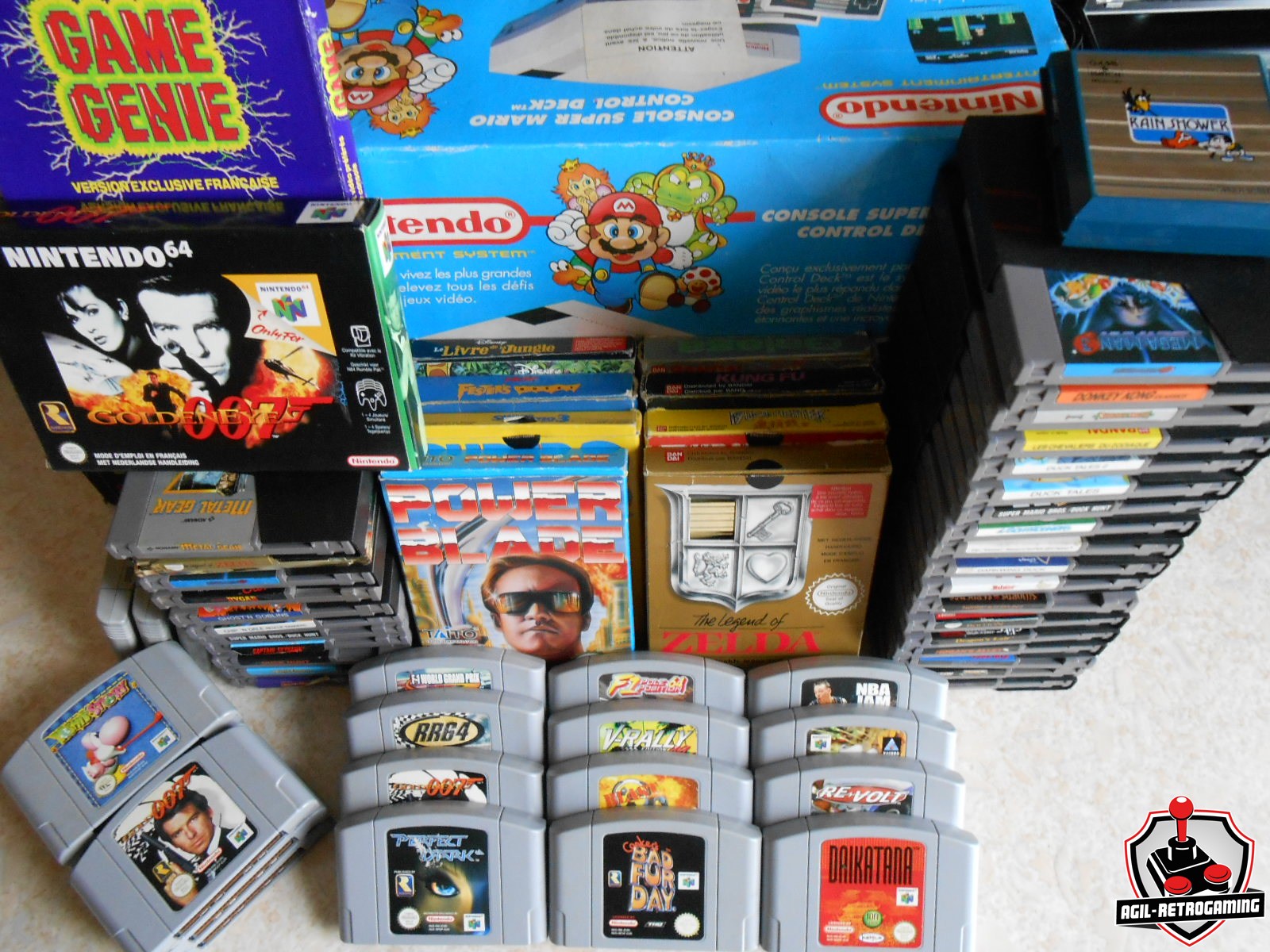 Jeux NES, Super Nintendo, N64, G&w