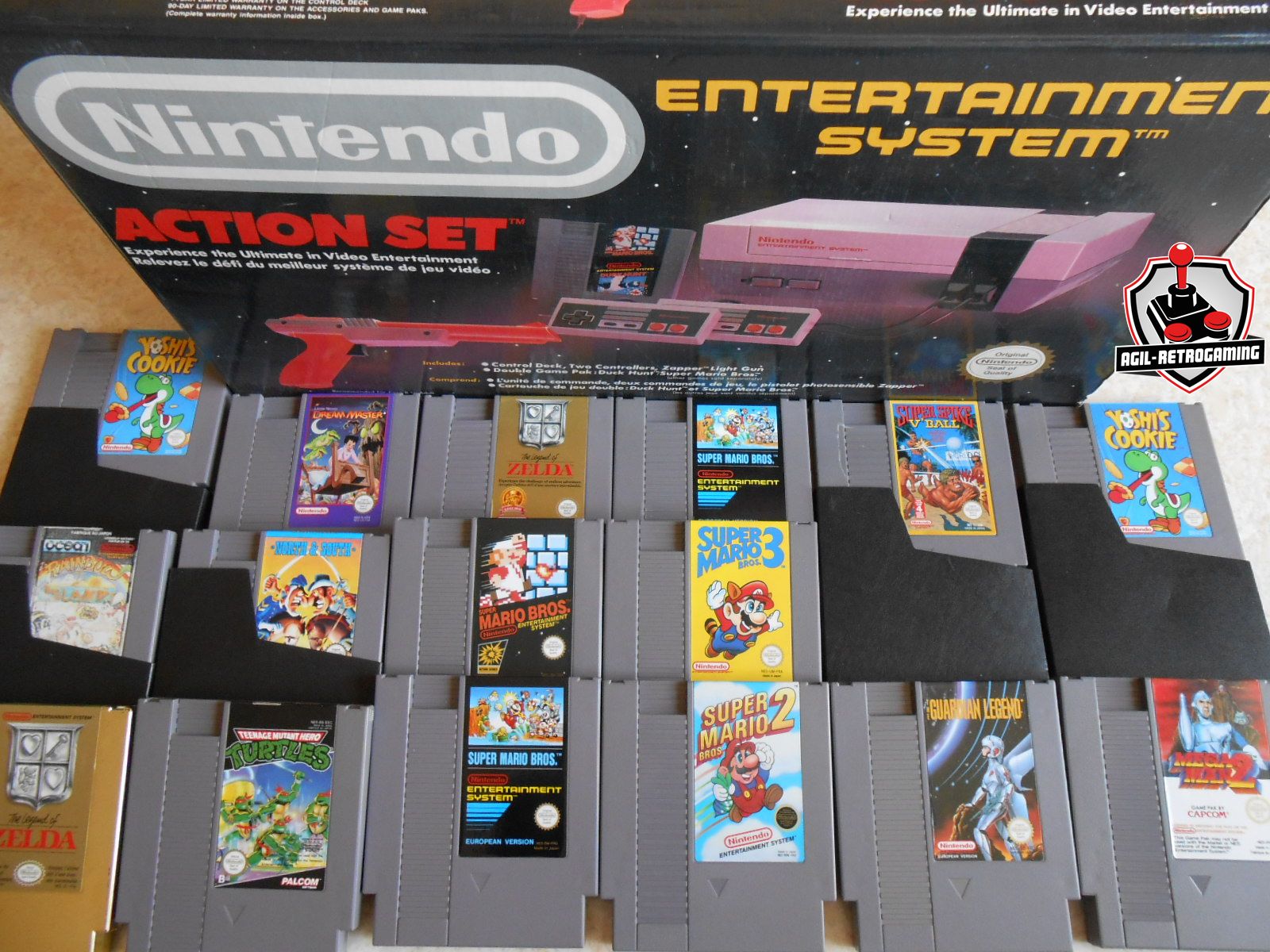 NES Pack Action Set - Zelda - Mario - TMNT