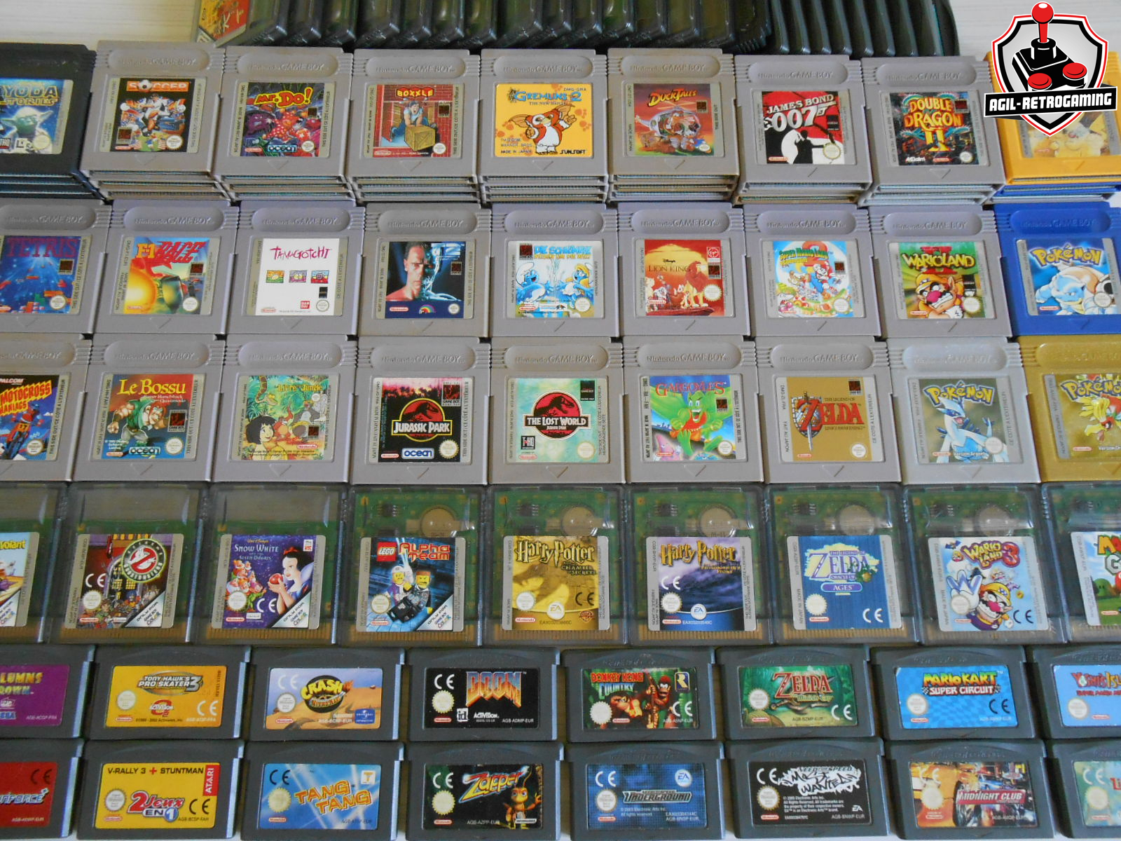 Arrivage jeux et consoles GBC, GBA