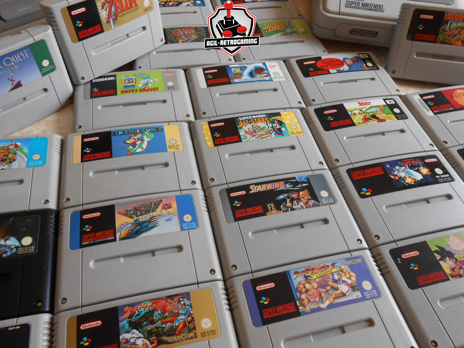 Arrivage de jeux Super Nintendo