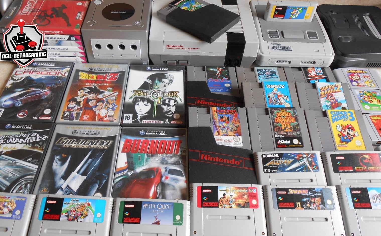 Nouveautés NES, SNES, N64, GameCube