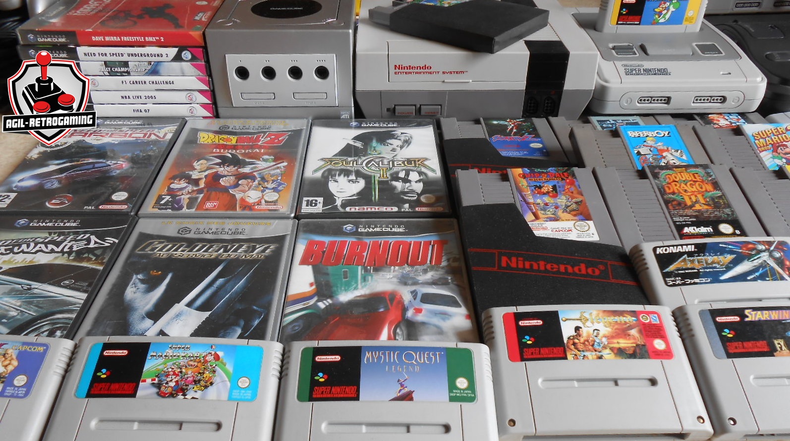 Jeux et consoles NES, SNES, N64, GameCube