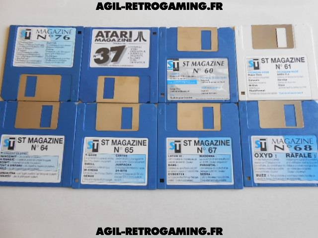 Lot de 47 jeux Atari ST + 42 autres disquettes (éducatifs et jeux gravés) - Jeux vidéo