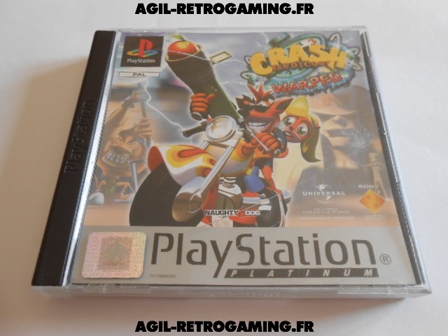 Jeu Crash Bandicoot 3 Warped PS1 - Version PAL FR Complète Avec Notice
