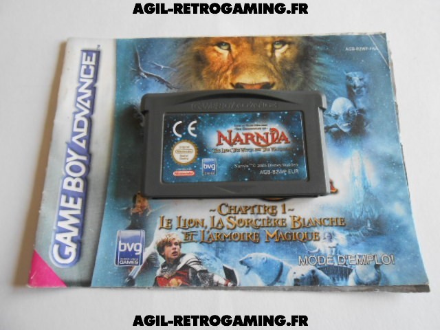 Cartouche de jeu LE MONDE DE NARNIA chapitre 1 nintendo game boy advance loose