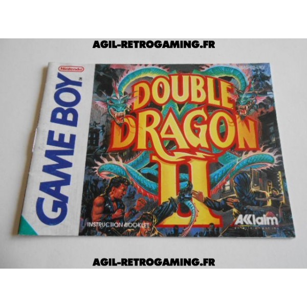 Double Dragon II GB - Mode d'emploi