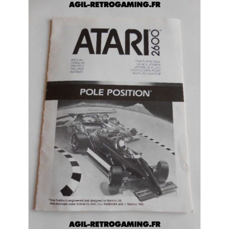 Pole Position - Mode d'emploi Atari 2600
