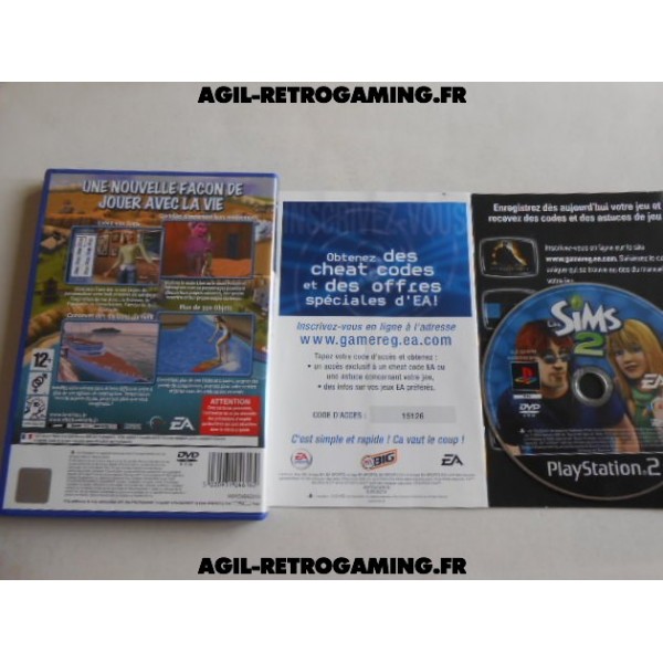 Les Sims 2 sur PS2 AgilRetrogaming