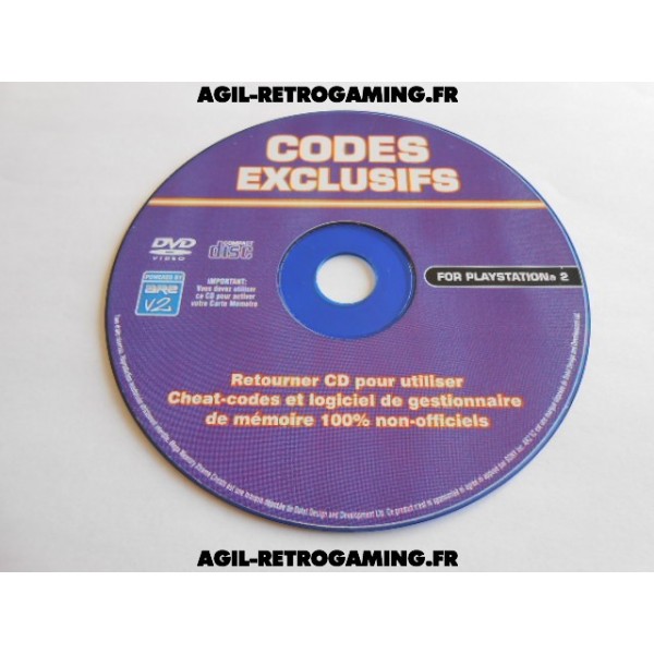 CD Codes Exclusifs GTA Vice City PS2