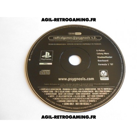 Démo RadicalGames-Psygnosis PS1 Démo RadicalGames-Psygnosis PS1