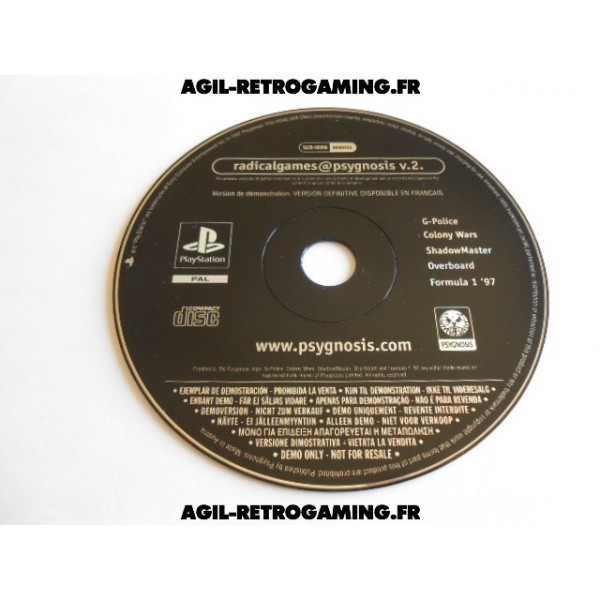 Démo RadicalGames-Psygnosis PS1 Démo RadicalGames-Psygnosis PS1