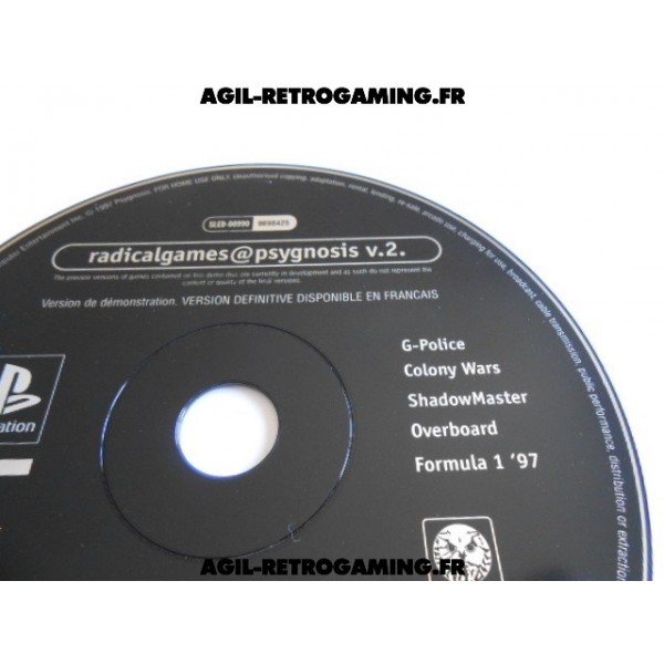 Démo RadicalGames-Psygnosis PS1 Démo RadicalGames-Psygnosis PS1