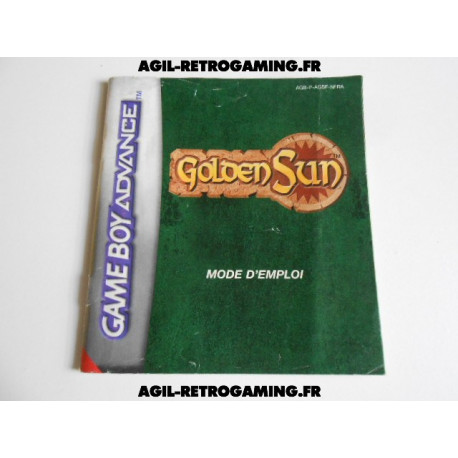 Golden Sun GBA - Mode d'emploi