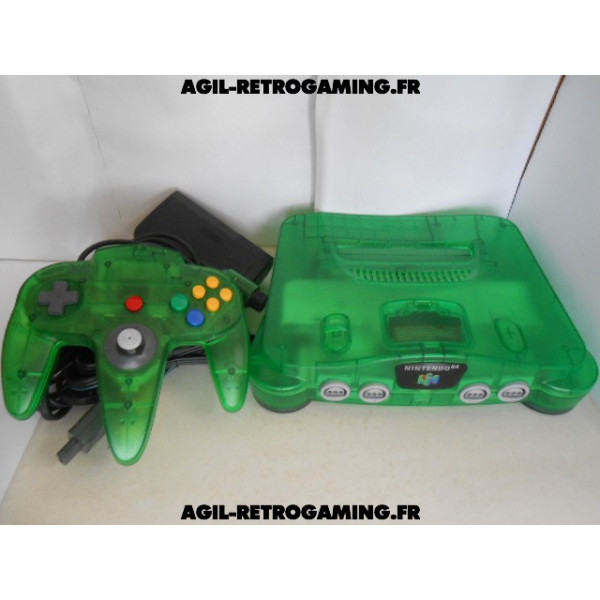 Nintendo 64 (EUR) Verte Translucide : Funtastic