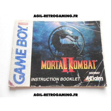 Mortal Kombat II GB - Mode d'emploi