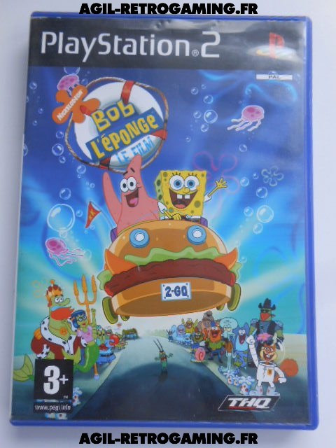 Jeu PS2 Bob L'éponge Et Ses Amis Contre Les Robots - Version PAL - Occasion Bon état