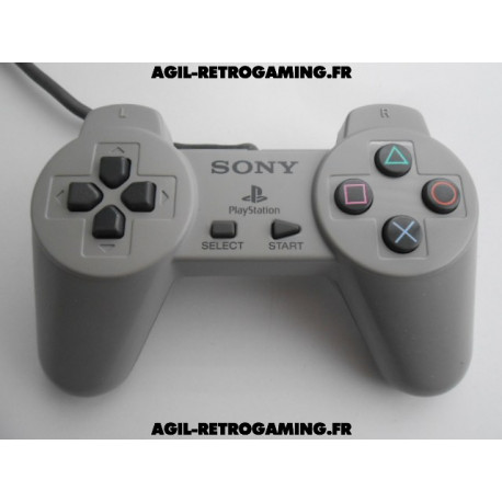 Manette officielle grise pour Playstation