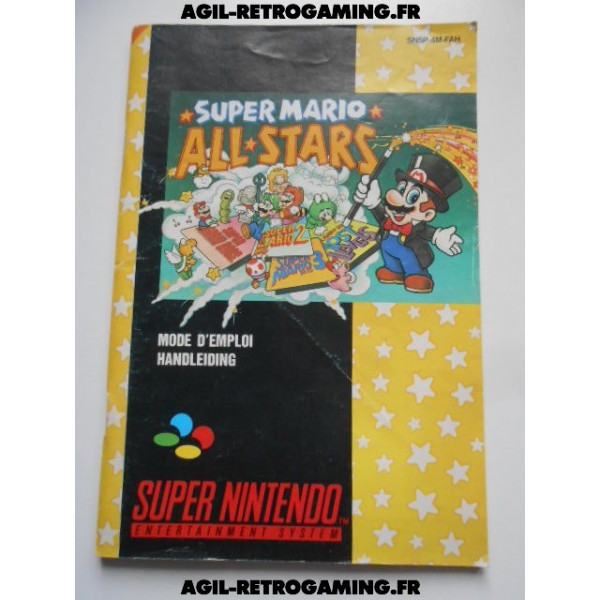 Super Mario All-Stars SNES - Mode d'emploi