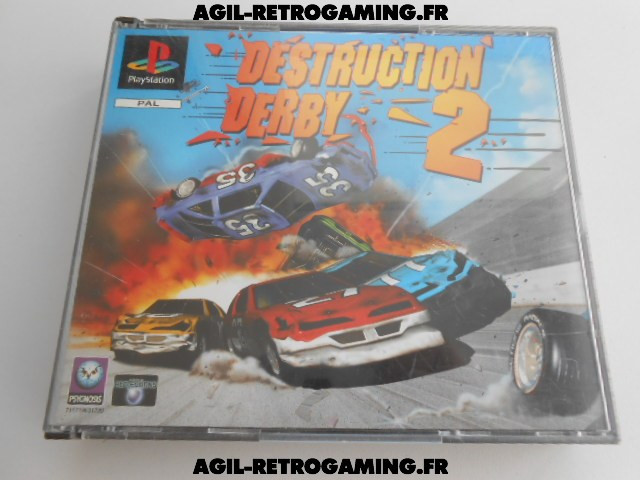 Jeu PS2 Destruction Derby Arenas - Version PAL FR Complète Avec Notice - Édition 2003 - Très Bon état