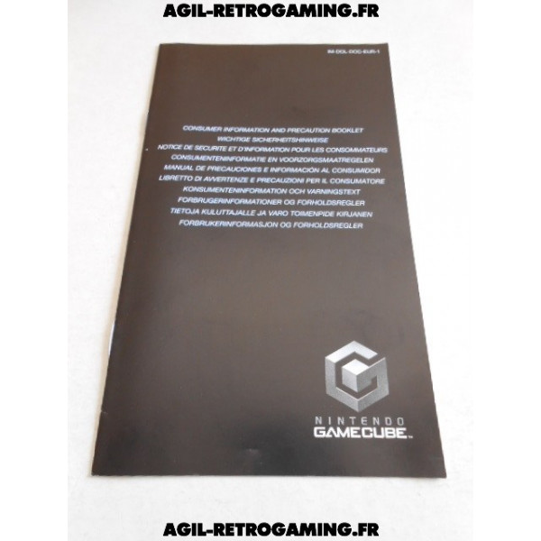 Livret précautions d'emploi - GameCube
