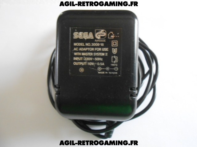 Bloc Alimentation Officiel SEGA Master System 2 - N°3008-18 - Fonctionne