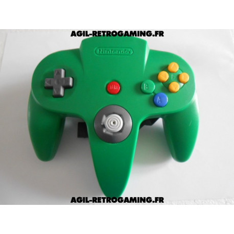 Manette Officielle Verte N64