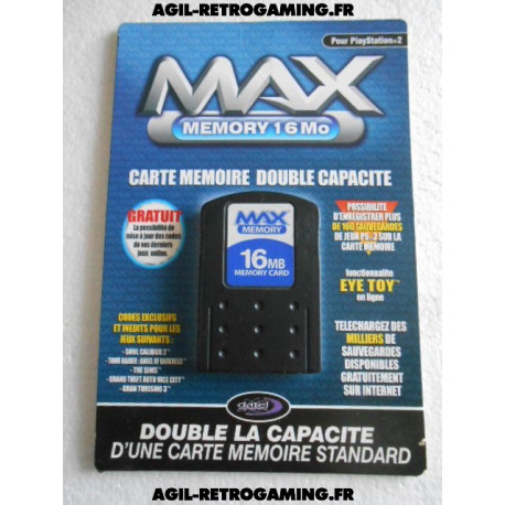 Carte Mémoire 16 Mb (avec CD) pour PS2 et PSTwo
