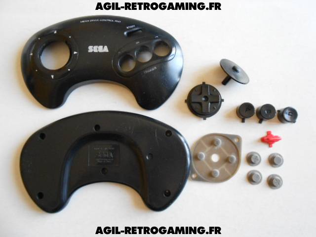 2 X Manette contrôleur pour Sega MegaDrive - Master System - Genesis - 6 boutons