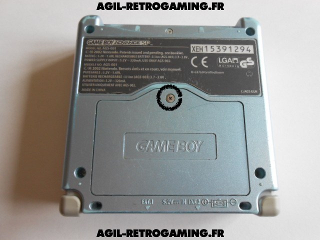Cache-Batterie GBA SP